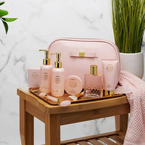 Enchanted Rose Self Care Kit - Perfumes, Jade Roller & More