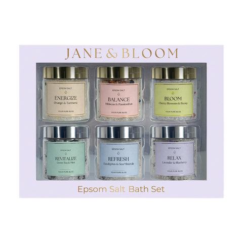 Jane & Bloom Epsom Salt Bath Gift Set