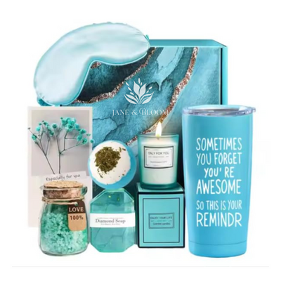 Breathe & Bloom Spa Set – 6Pc Refreshing Green Gift Box
